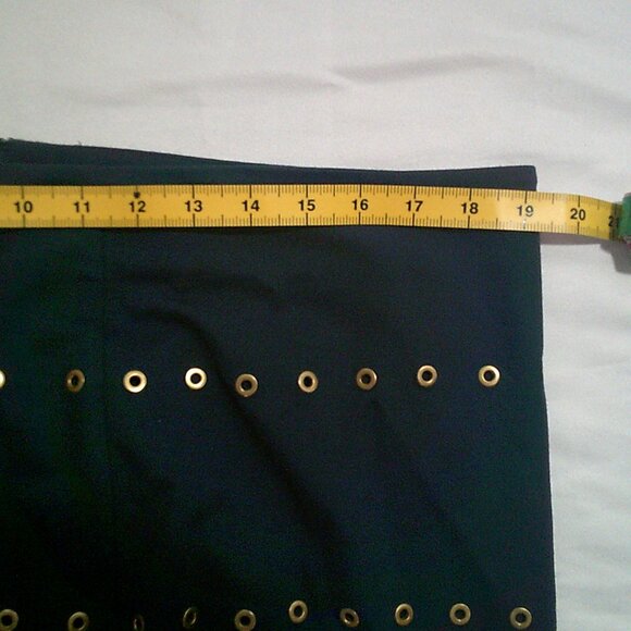 3 for $24 Bundle Nautica Pencil Skirt Women's Size 14 Blue Skirt Gold Grommets - Picture 7 of 8